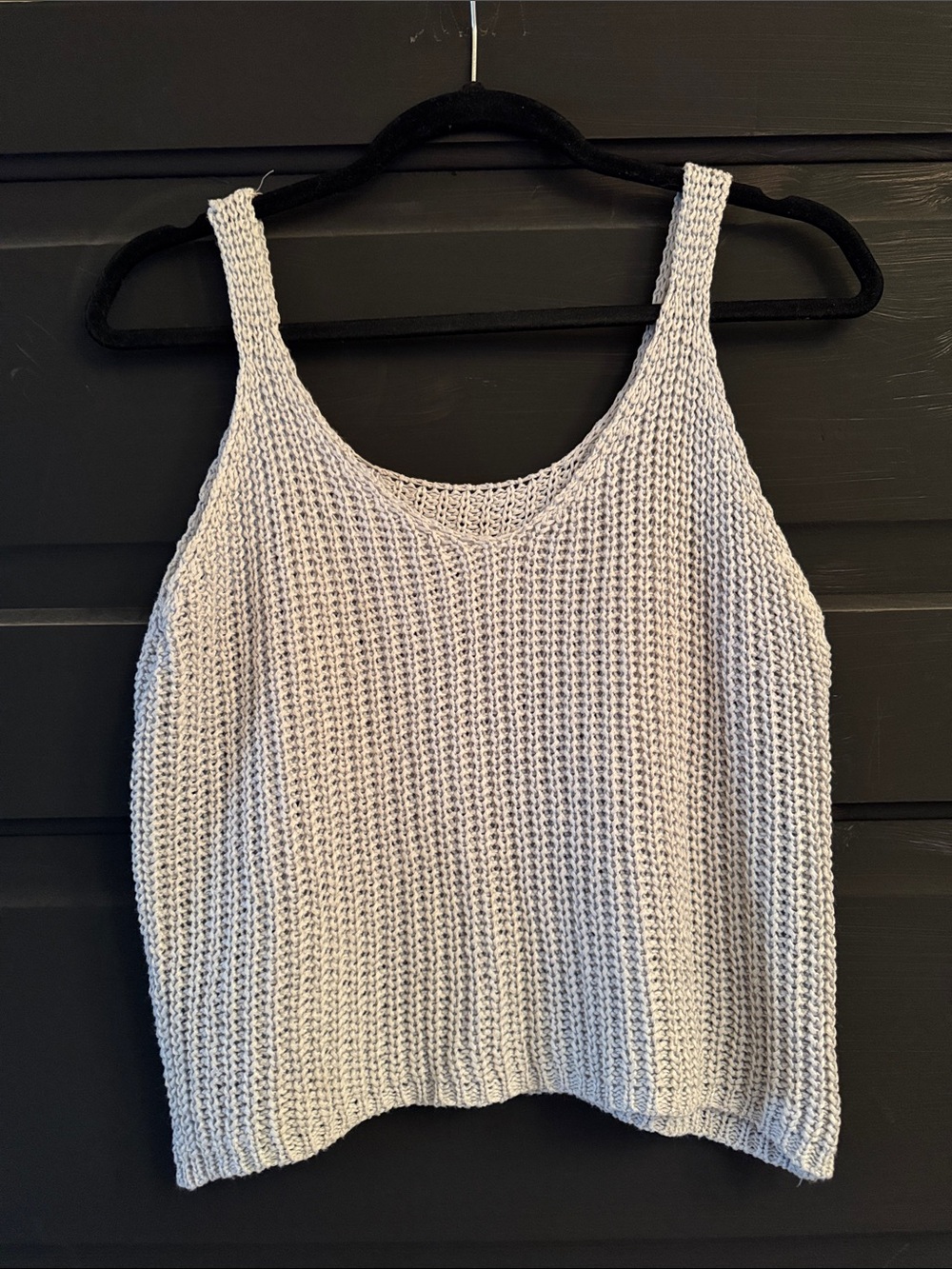Source Unknown Light Gray Knit Tank